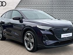 Mauve/purple Used 2025 Audi Q4 e-tron Black Edition SUV | £37,390 (Fair price)