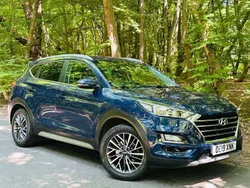 Blue Used 2019 Hyundai Tucson Premium SUV | £13,889 (Fair price)