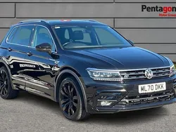 Black Used 2020 VW Tiguan R-line SUV | £20,950 (Good price)