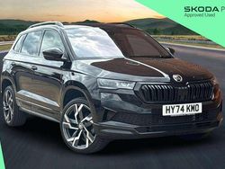 Black magic pearl effect Used 2024 Skoda Karoq SportLine SUV | £27,600 (Fair price)
