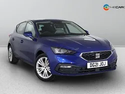 Blue Used 2021 Seat Leon SE Dynamic Hatchback | £12,975 (Fair price)