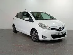 White Used 2013 Toyota Yaris Edition Hatchback | £4,150 (Fair price)
