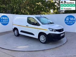 White Used 2020 Peugeot Partner Van | £9,495 (Fair price)