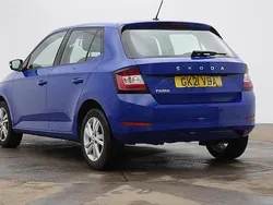 Energy blue Used 2021 Skoda Fabia SE Hatchback | £9,495 (Fair price)