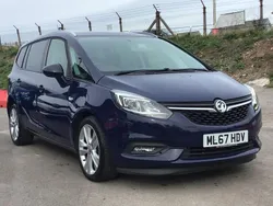 Blue Used 2017 Vauxhall Zafira Tourer SRi MPV | £6,695 (Fair price)