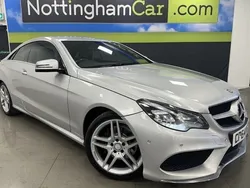 Silver Used 2015 Mercedes E350 AMG line Coupe | £7,595 (Fair price)