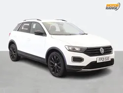White Used 2021 VW T-Roc Black Edition SUV | £16,895 (Fair price)