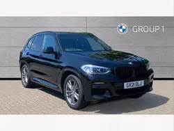 Black Used 2021 BMW X3 M Sport SUV | £27,150 (Fair price)