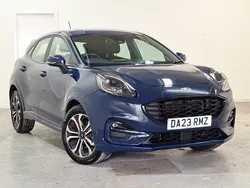 Blue Used 2023 Ford Puma ST-Line Hatchback | £17,498 (Fair price)