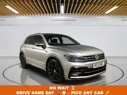 Silver Used 2020 VW Tiguan R-line SUV | £21,849 (Fair price)