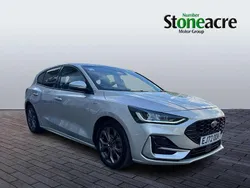 Silver Used 2022 Ford Focus ST-Line Hatchback | £15,990 (Fair price)