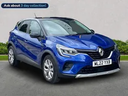 Blue/black Used 2022 Renault Captur Iconic SUV | £13,386 (Fair price)