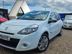 White Used 2011 Renault Clio GrandTour GT-Line Estate | £2,795 (Fair price)