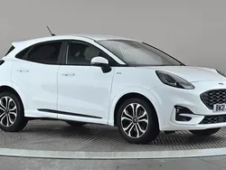 White Used 2021 Ford Puma ST-Line Hatchback | £12,298 (Fair price)
