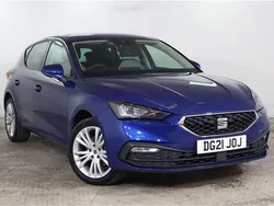 Blue Used 2021 Seat Leon SE Dynamic Hatchback | £12,975 (Fair price)