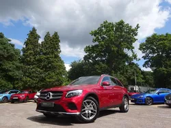 Red Used 2018 Mercedes GLC250 AMG Line Premium Plus SUV | £19,995 (Fair price)