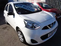 White Used 2015 Nissan Micra Visia Hatchback | £4,575 (Fair price)