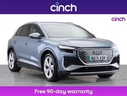 Blue Used 2021 Audi Q4 e-tron S-Line SUV | £17,939 (Fair price)