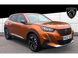Orange Used 2022 Peugeot e-2008 Allure Premium SUV | £13,989 (Fair price)