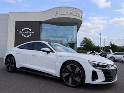 White Used 2021 Audi e-tron GT quattro Comfort Sedan | £43,990 (Expensive)