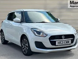 White Used 2021 Suzuki Swift SZ-L Hatchback | £9,625 (Fair price)
