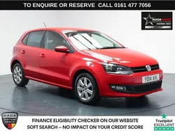 Red Used 2014 VW Polo Edition Hatchback | £7,480 (Good price)