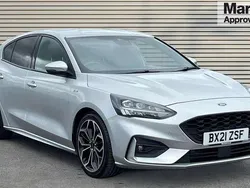 Silver Used 2021 Ford Focus ST-Line X Hatchback | £14,033 (Good price)
