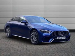 Brilliant blue Used 2020 Mercedes AMG GT 63 AMG Coupe | £78,990
