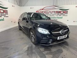 Black Used 2021 Mercedes C220 AMG line Estate | £17,499 (Fair price)