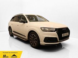 White Used 2017 Audi Q7 S-Line SUV | £21,750 (Fair price)