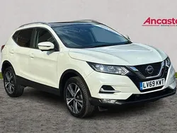 White Used 2019 Nissan Qashqai N-Connecta SUV | £12,975 (Fair price)