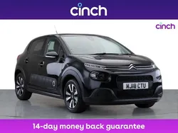 Black Used 2018 Citroën C3 Feel Hatchback | £8,949 (Fair price)
