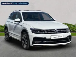 White Used 2018 VW Tiguan R-line SUV | £23,337 (Fair price)