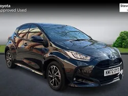 Black Used 2022 Toyota Yaris Hybrid Design Hatchback | £16,800 (Fair price)