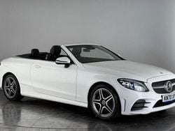 White Used 2020 Mercedes C300 AMG line Cabriolet | £24,900 (Fair price)