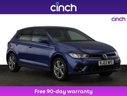 Blue Used 2022 VW Polo R-line Hatchback | £17,099 (Fair price)