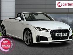 White Used 2019 Audi TT Roadster S-Line Cabriolet | £19,950 (Good price)