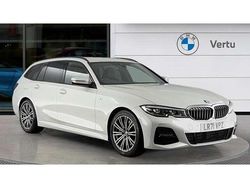 White Used 2021 BMW 330 M Sport Estate | £26,720 (Fair price)