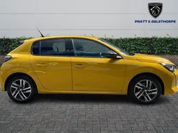 Yellow Used 2022 Peugeot 208 Allure Premium Hatchback | £12,495 (Fair price)