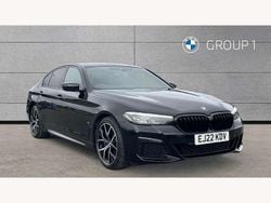 Black Used 2022 BMW 530 M Sport Sedan | £31,495 (Fair price)
