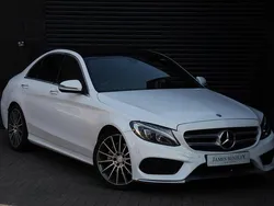 White Used 2015 Mercedes C220 AMG line Sedan | £9,990 (Fair price)
