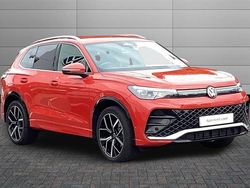 Persimmon red Used 2024 VW Tiguan R-line SUV | £33,695 (Expensive)