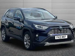 Blue Used 2021 Toyota RAV4 Hybrid SUV | £28,995 (A bit pricey)