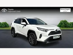 White Used 2022 Toyota RAV4 Hybrid Design SUV | £30,366 (Fair price)