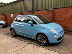 Blue Used 2015 Fiat 500 Lounge Hatchback | £4,195 (Good price)
