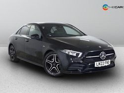 Black Used 2022 Mercedes A200 AMG Line Premium Sedan | £22,675 (Fair price)