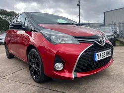 Red/black Used 2015 Toyota Yaris Design Hatchback | £5,300 (Fair price)