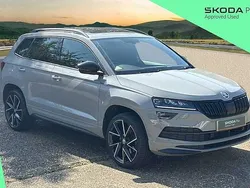 Meteor grey Used 2021 Skoda Karoq SportLine SUV | £23,495 (Fair price)