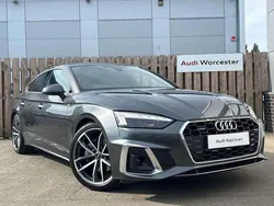 Daytona grey pearl effect Used 2024 Audi A5 Sportback S-Line Hatchback | £36,399 (Expensive)