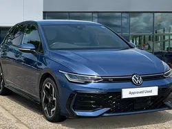 Blue Used 2024 VW Golf VIII R-line Hatchback | £27,863 (Expensive)